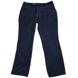 Brooks Brothers 346 Corduroy Pants‎ Women's Size 10 Black